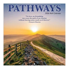 Turner Licensing,  Pathways Photo 2026 Mini Wall Calendar, 7'' X 7'', 12-Month C