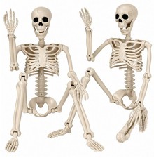 2Pack Halloween Decorations outdoor,36" halloween-Skeletons Decoration indoor...
