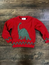Vintage Dinosaur Christmas sweater 3/4/5 Made In USA