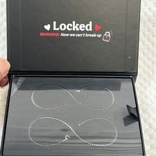 Locked Permanent Bracelet Kit Couples Matching Infinity DIY Silver Jewelry Set