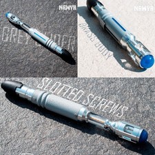 IN US Doctor Who 10th Metal Version Laser Screwdriver Replica LED Cosplay Props