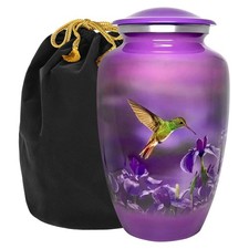 Decorative Burial Urns Hummingbird Design Large Trupoint Memorials Human Ashes