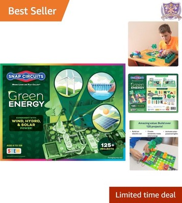 Green Energy Electronics Exploration Kit STEM Toys 125+ Projects 45+ Parts