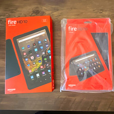Amazon Fire HD 10 11th Gen 32GB 10.1  Black NEW SEALED  Official Cover