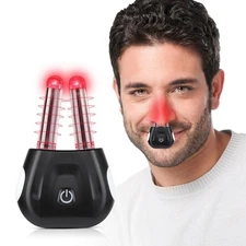 1/2Pcs Infrared Nasal Therapy Device, Rechargeable Red Light Nasal Therapy New
