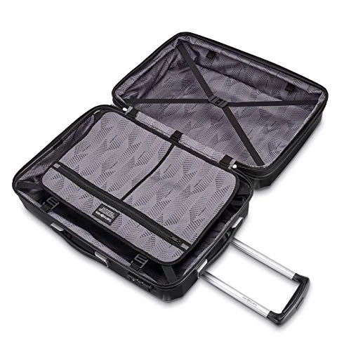 SAMSONITE WINFIELD 3 DLX HARDSIDE LUGGAGE SPINNERS 3-PIECE SET 20/25/28 - BLACK - Image 3 of 4