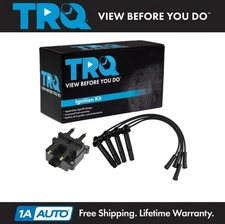 TRQ Engine Ignition Coil Pack & Spark Plug Wire Set for Baja Forester Impreza