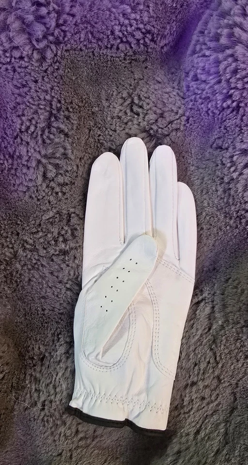 Cabretta Golf Gloves - White (5 Pack) Women Left Size Small - Image 4 of 4