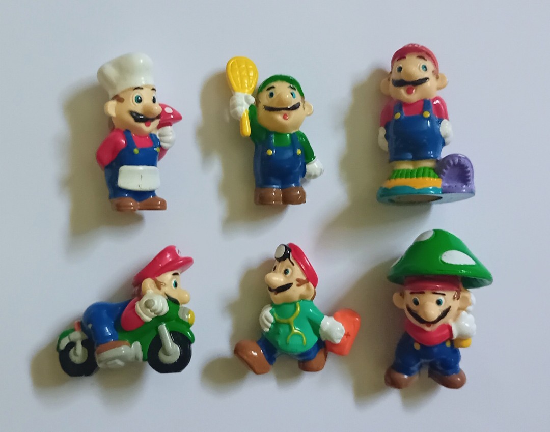 SUPER MARIO BROS FIGURINES SET NINTENDO ZAINI VINTAGE COLLECTIBLES  MINIATURES