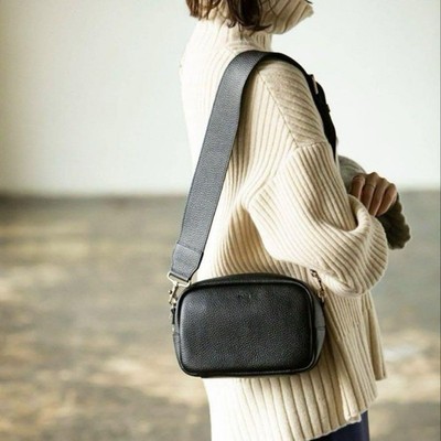 Ch!iiiBAG Chiii BAG Noble Black Leather Shoulder Bag Limited