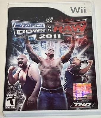 WWE SmackDown vs. Raw 2011 (Nintendo Wii, 2010) CIB