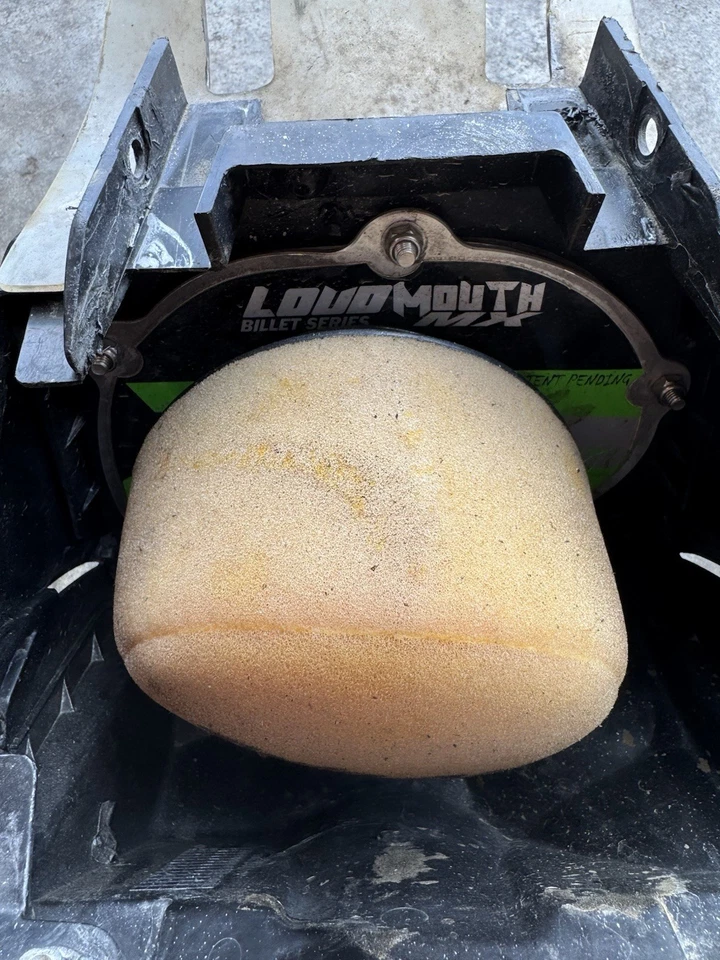 Filtro de caja de aire Moto Tassinari Admisión Loudmouth Twin Air Kawasaki Kx250f Foto 3 de 4