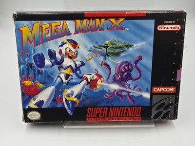 SNES Super Nintendo Mega Man X mit OVP und Anleitung NTSC USA