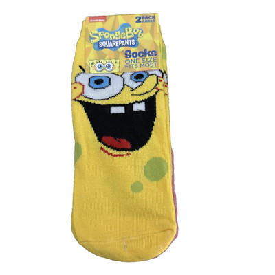 2 x Paar SpongeBob Schwammkopf USA Einheitsgröße