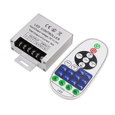 DC12V-24V 36A 360W LED Light Dimmer Switch Controller Wireless IR 23-Keys Remote
