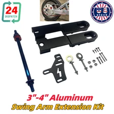 For Razor Bolt on Swing Arm Extension Kit 3"-4"  AL MX650 SX500 Mini Bikes Rear