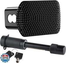 SINGARO Bling Heavy American Flag Metal Trailer Hitch Cover for 2 Inch Receiv