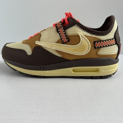 Nike Air Max 1 Travis Scott Cactus Jack Baroque Brown US Mens 5.5, Womens Size 7