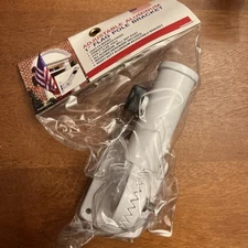 Flag Pole BRACKET Aluminum 1" Inch Diameter Mounting Holder 180° Adjustable