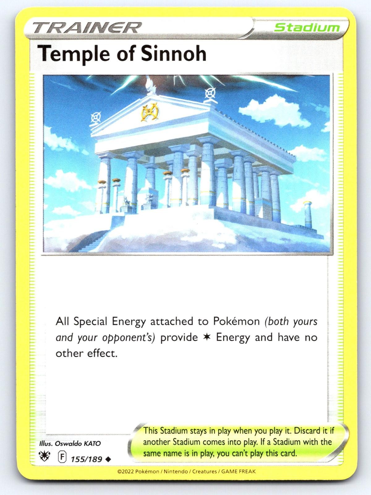 Temple of Sinnoh 155/189 Uncommon Astral Radiance Pokemon Near Mint
