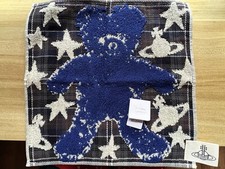 Vivienne Westwood Hand Towel Handkerchief Japan Limited New Rare Bear & Logo