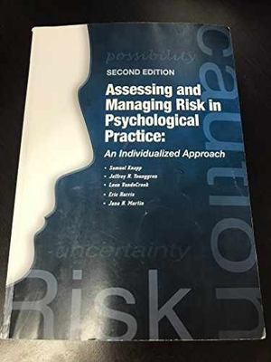 #ad Assessing and managing risk in psychological practice An Paperback Good $8.93