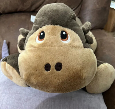 STUFFIES brown tan SCOUT the MONKEY hidden secret pockets For PJ s Plush 19''