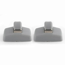 2x Halter Sonnenblende 3B0857561B für Seat Alhambra VW Beetle Skoda Octavia Grau