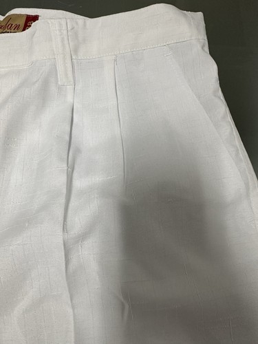 LINEN Vintage Wide Leg Shorts, White Size 38 - Imagen 13 de 19