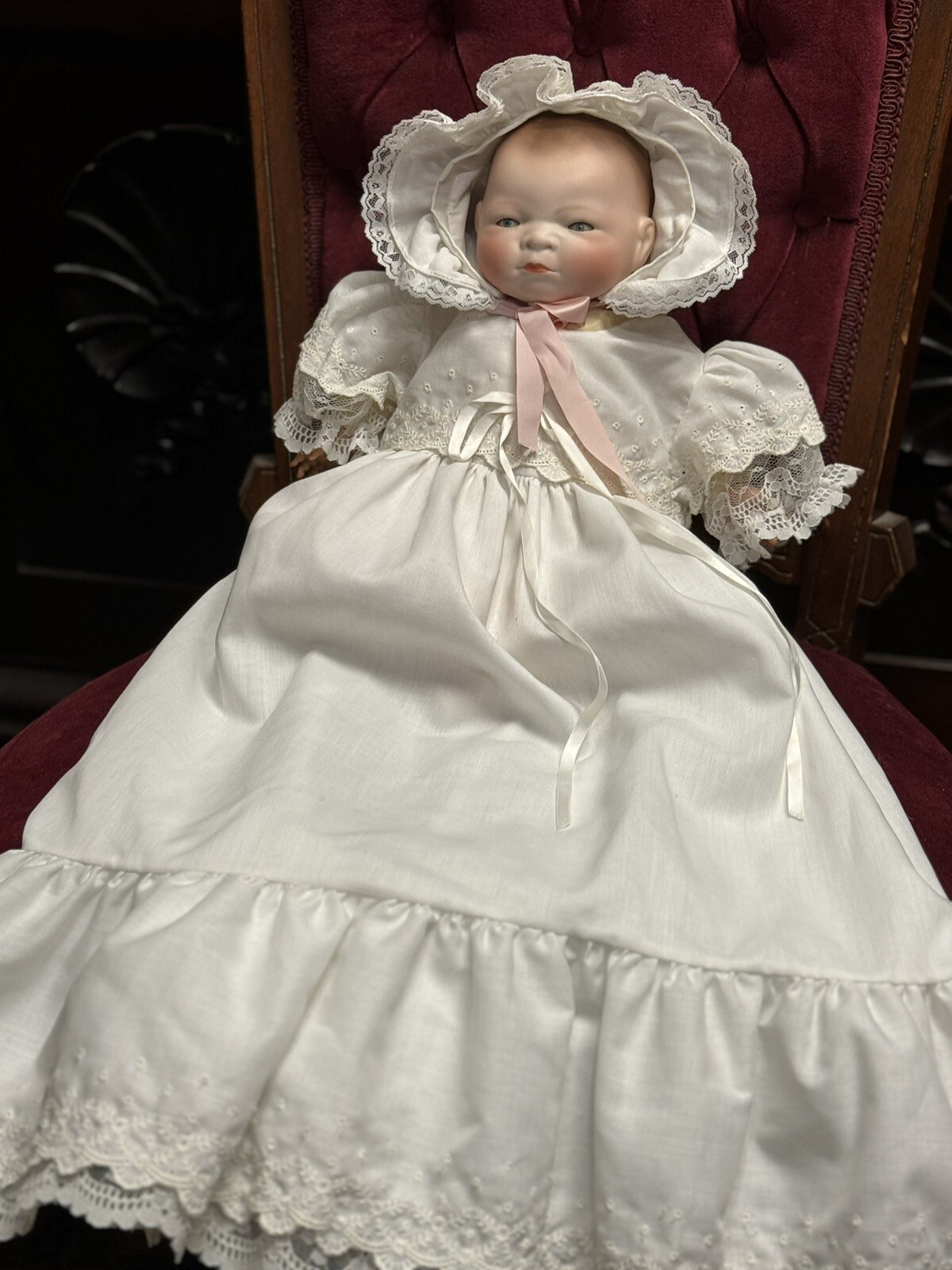 ANTIQUE VINTAGE 1920's GRACE STOREY PUTNAM BYELO BISQUE HEAD BABY DOLL