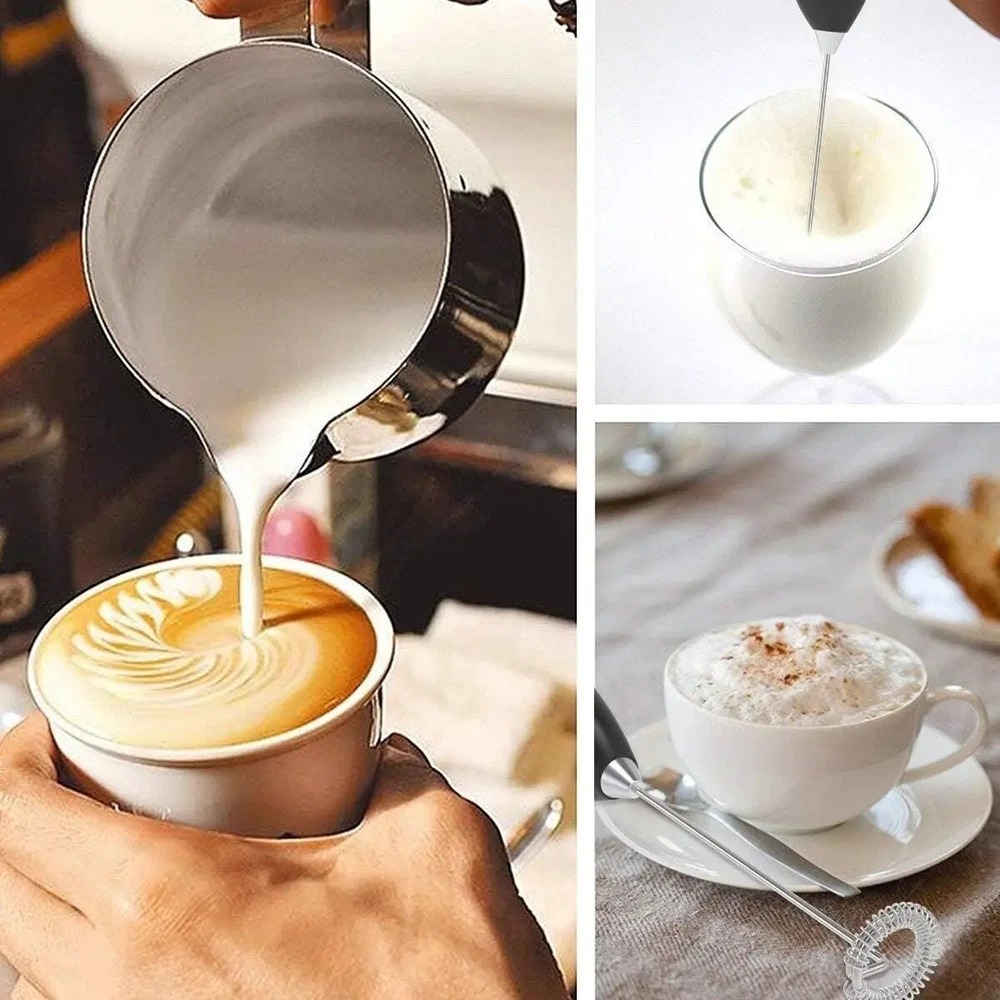 Milk Frother Drink Foamer Electric Whisk Mixer Stirrer Egg Beater Coffee
