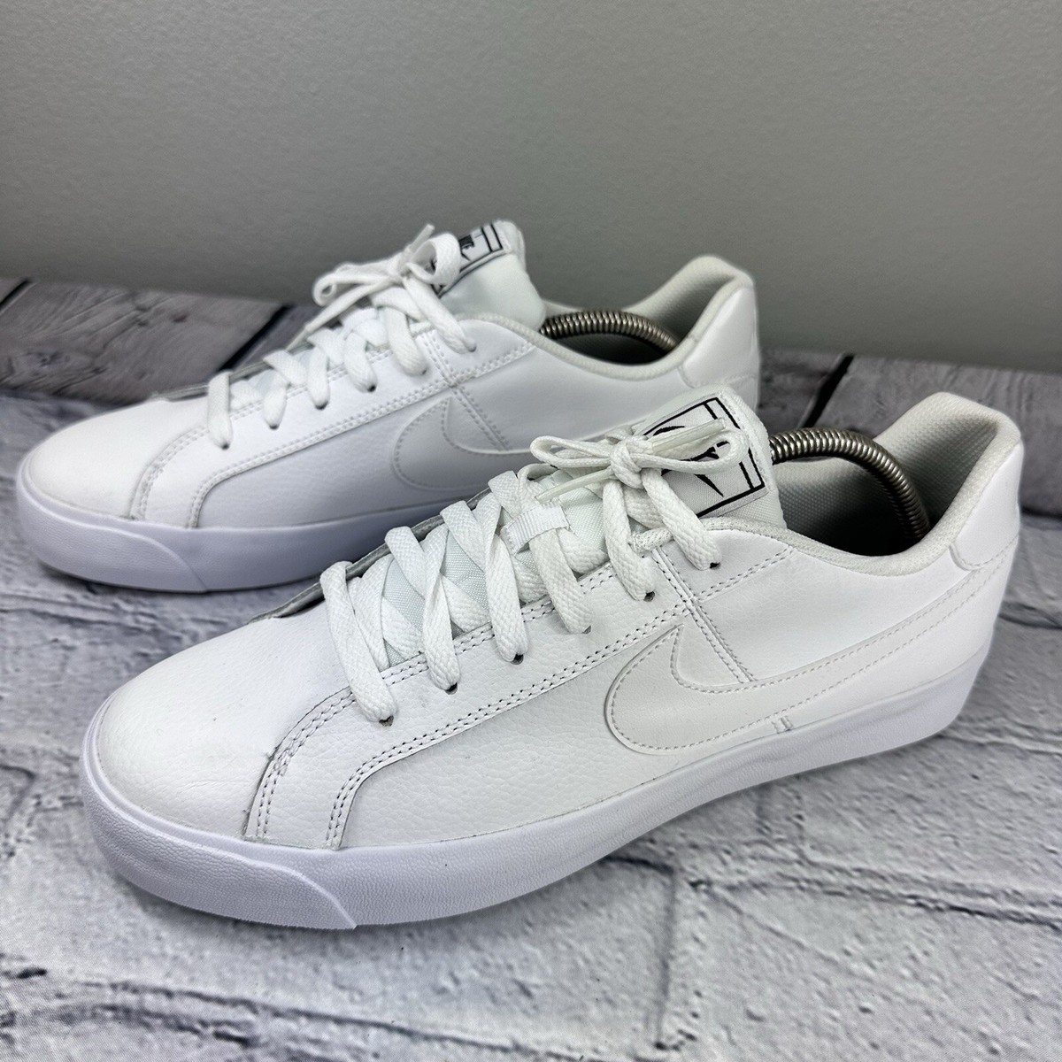 NIKE Court Royale Women's Sneakers US 12 White A02810-102 Leather