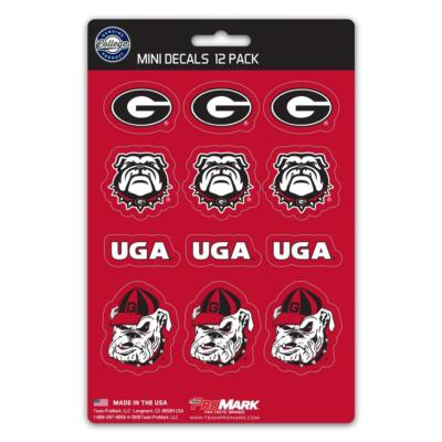 Georgia Bulldogs Mini Decal 12 Pack [NEW] NCAA Sticker Emblem Car Truck ...