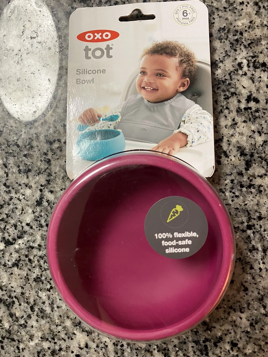 OXO TOT Silicone Feeding Gift Set - BPA and PVC Free