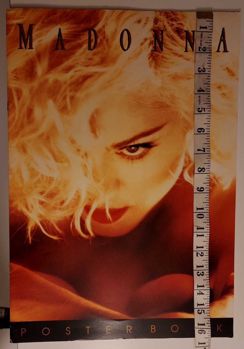 Madonna Blonde Ambition World Tour Litho Poster Book. Rare 1990