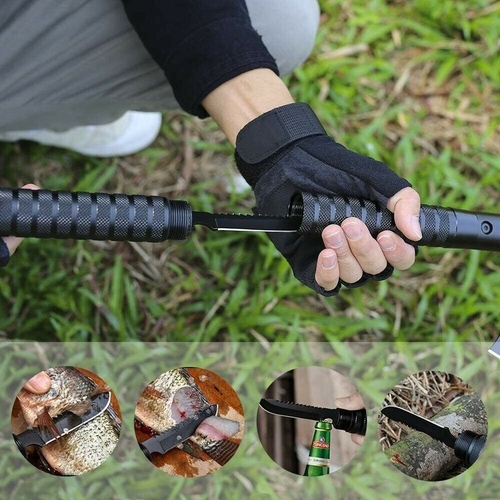 Survival Folding Shovel Axe Set Tactical Hatchet Spade Camping Hunting Tools US - Picture 18 of 28