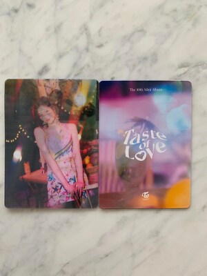 TWICE Official Taste of Love Alcohol Free Photocards 10th Mini