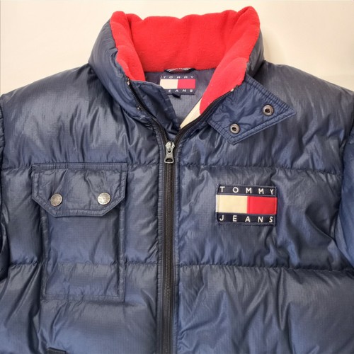 Tommy Hilfiger Navy Puffer Jacket Down 