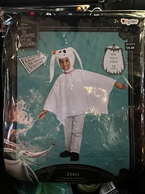 Nightmare Before Christmas Zero Ghost Dog Halloween Costume Toddler Size 2T 