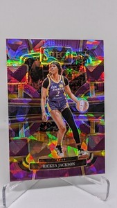 2024 Panini Select WNBA Rickea Jackson Purple Ice Prizms – /149 RC #58