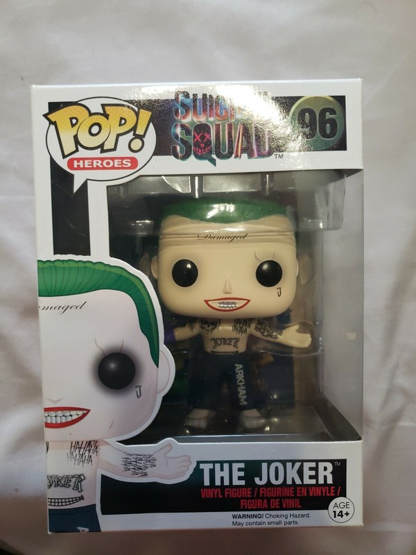 Funko Pop! Suicide Squad #96 The Joker Shirtless Tattoos Vinyl Figure