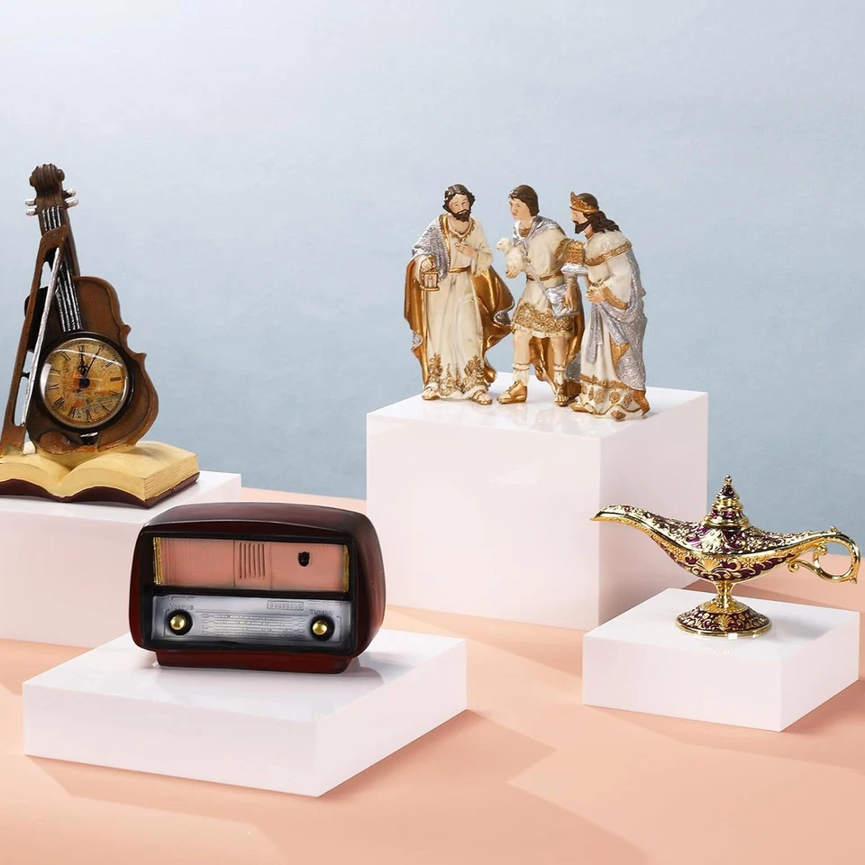 5-10in Buffet Riser Acrylic Hollow Cube Display Nesting Risers for Candy Food - image 4 of 4