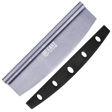Professional 14" Rocker Pizza Cutter - Stainless Steel Blade Effortless Slicing