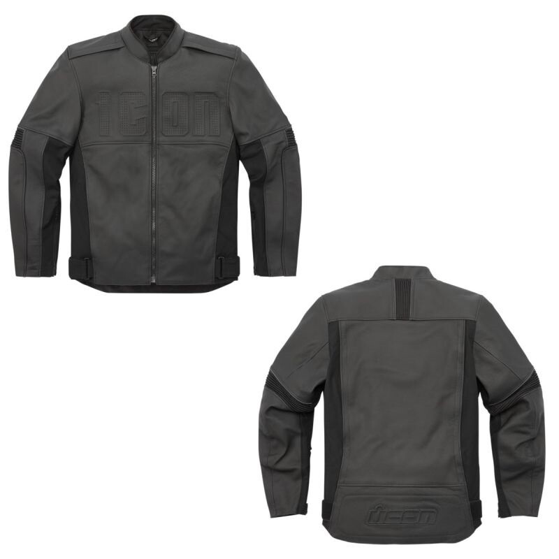 2024 Icon Motorhead3 Leather/Textile Street Motorcycle Black