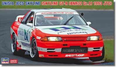 Hasegawa 1/24 UNISIA JECS Skyline GT-R BNR32 Gr.A 1993 JTC Plastic