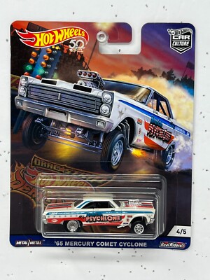 65 Mercury Comet Cyclone 50周年記念 Hot Wheels Drag Strip Demons '65 Mercury Comet Cyclone Real Riders