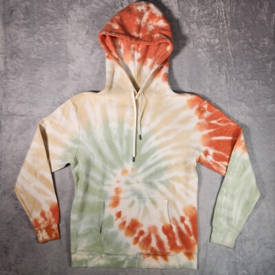 Feat Clothing Hoodie Womens Medium Tie Dye Sweatshirt Fleece Blanket Blend 