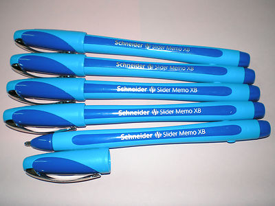 schwarz 151201 Viscoglide-Techn. 5 x Schneider Slider Basic XB Kugelschreiber