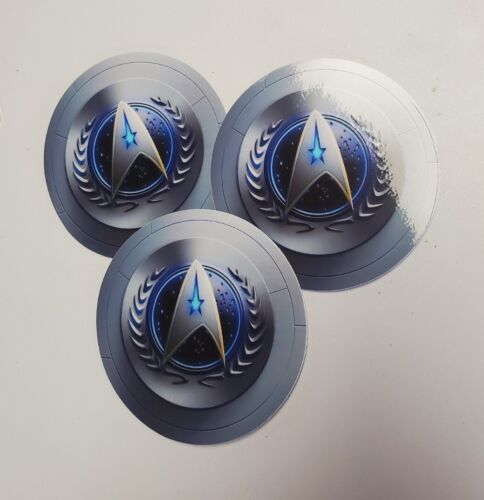 Star Trek Sternenflotte Kommando Logo Vinyl Aufkleber 3er Pack *WELTWEITER VERSAND* - Bild 2 von 12