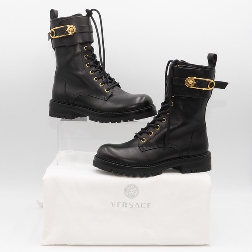 Versace Safety Womens Boots Black 